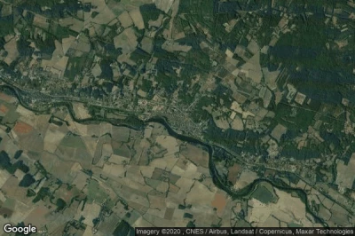 Vue aérienne de Chatres-sur-Cher