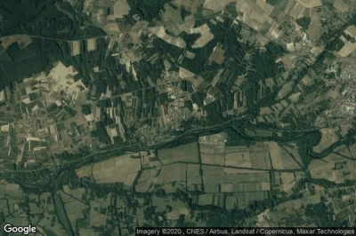Vue aérienne de Chatillon-sur-Cher