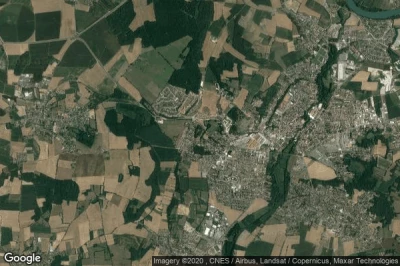 Vue aérienne de Charvieu-Chavagneux