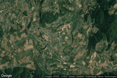 Vue aérienne de Chabons