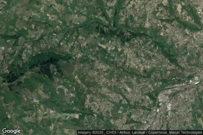 Vue aérienne de Cellieu