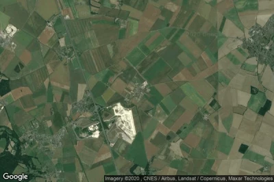 Vue aérienne de Cauvicourt