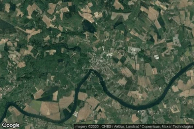 Vue aérienne de Castelmoron-sur-Lot
