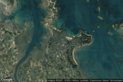 Vue aérienne de Carantec