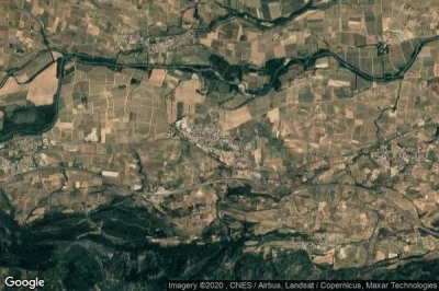 Vue aérienne de Capendu