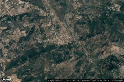Vue aérienne de Calenzana