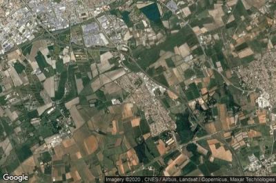 Vue aérienne de Caissargues