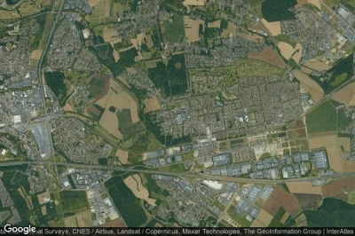 Vue aérienne de Bussy-Saint-Georges
