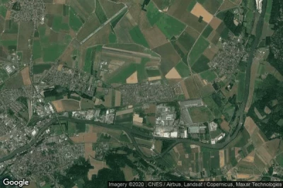 Vue aérienne de Bruyeres-sur-Oise