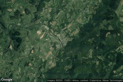 Vue aérienne de Brassac