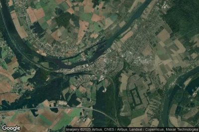 Vue aérienne de Bonnieres-sur-Seine