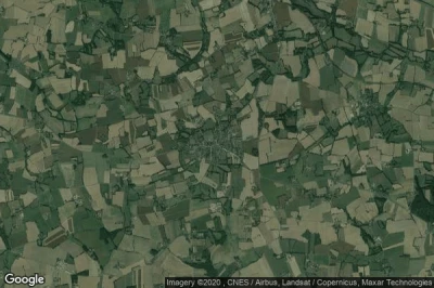 Vue aérienne de Boisgervilly