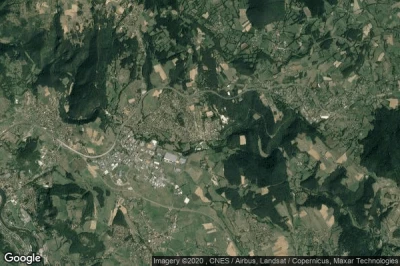 Vue aérienne de Blavozy