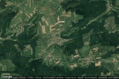 Vue aérienne de Blamont