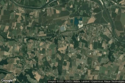 Vue aérienne de Blaignac