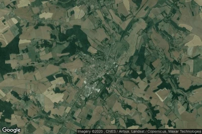 Vue aérienne de Besse-sur-Braye