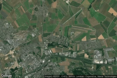 Vue aérienne de Bernes-sur-Oise