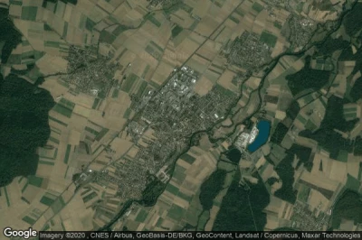 Vue aérienne de Benfeld