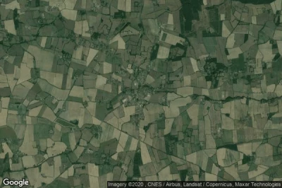 Vue aérienne de Belligne