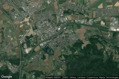 Vue aérienne de Beaumont-sur-Oise