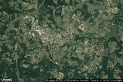 Vue aérienne de Bazas