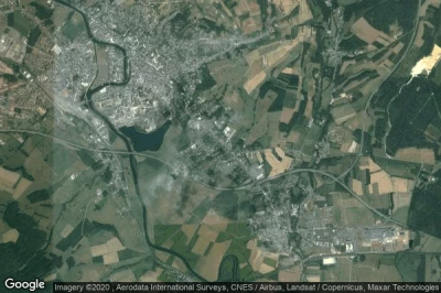 Vue aérienne de Balan