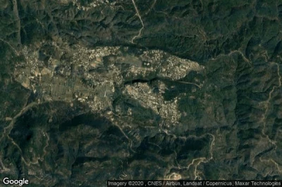Vue aérienne de Bagnols-en-Foret