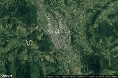 Vue aérienne de Bagneres-de-Bigorre