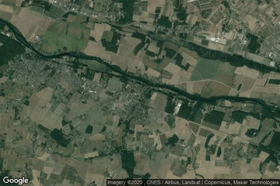 Vue aérienne de Azay-sur-Cher