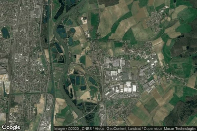 Vue aérienne de Ay-sur-Moselle
