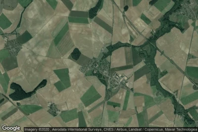 Vue aérienne de Aulnois-sous-Laon