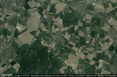 Vue aérienne de Attiches
