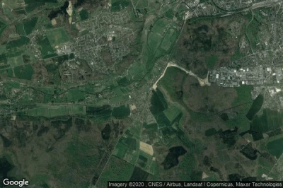 Vue aérienne de Arnieres-sur-Iton