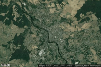 Vue aérienne de Argenton-sur-Creuse