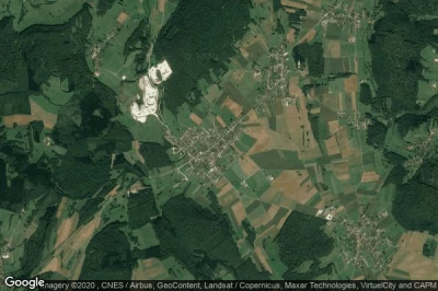 Vue aérienne de Arcey