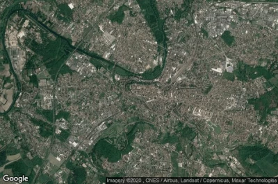 Vue aérienne de Angouleme