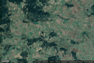 Vue aérienne de Ampilhac