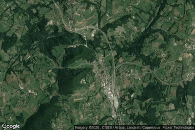 Vue aérienne de Allonzier-la-Caille