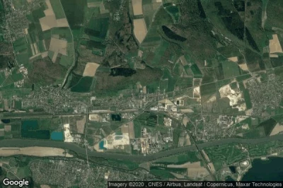 Vue aérienne de Alizay