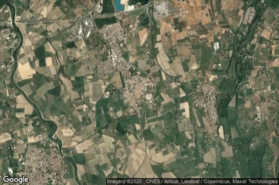 Vue aérienne de Aimargues