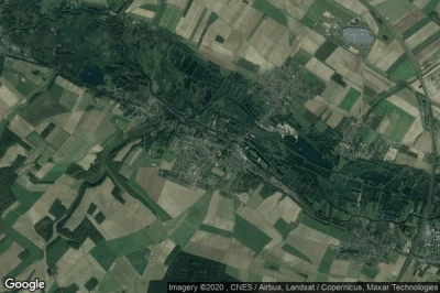 Vue aérienne de Ailly-sur-Somme