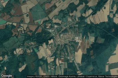 Vue aérienne de Vasvar