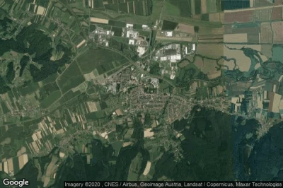 Vue aérienne de Szentgotthard