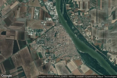 Vue aérienne de Mohacs
