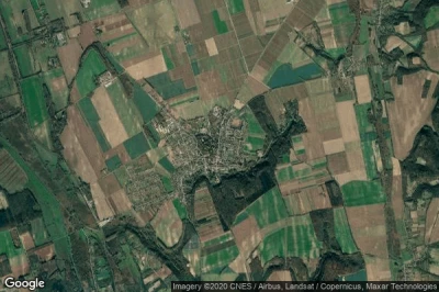 Vue aérienne de Lengyeltoti