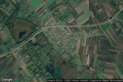 Vue aérienne de Kony