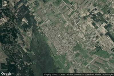 Vue aérienne de Izsak