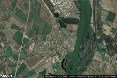 Vue aérienne de Ercsi