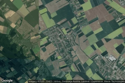 Vue aérienne de Csepreg