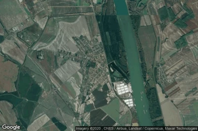 Vue aérienne de Adony